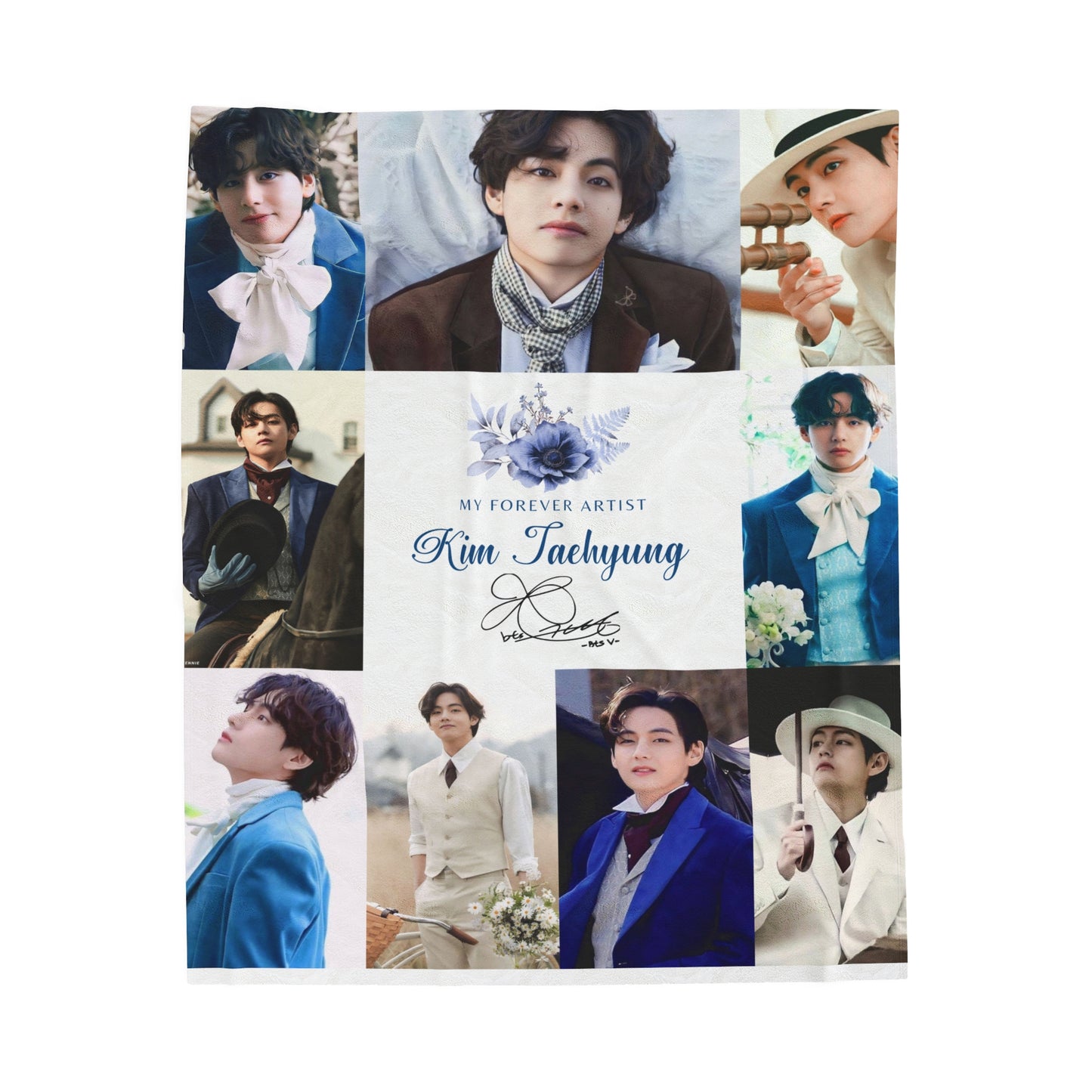 Taehyung Collage Blanket