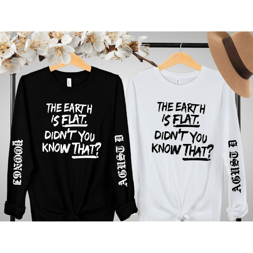 Agust D - The Earth is Flat Unisex Long Sleeve Shirt