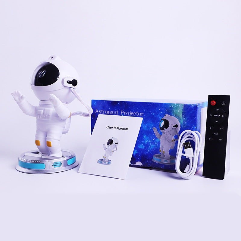 Astronaut Starlight Projection Lamp Northern Lights Projector Small Night Bedroom Starry