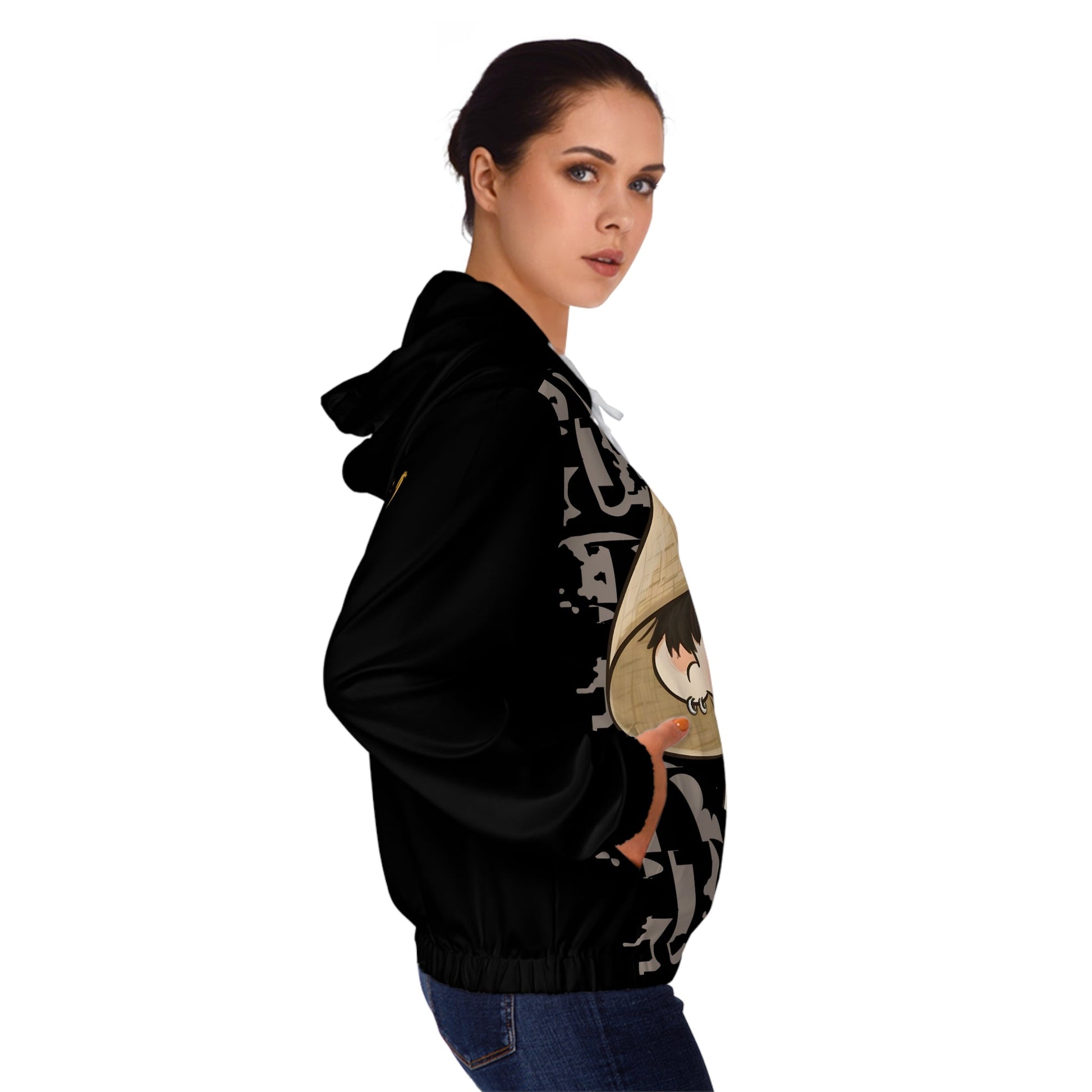 August D-Day Women’s Full-Zip Hoodie AOP