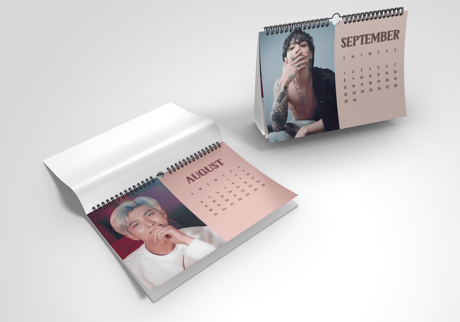 BTS 2024 Monthly Calendar |Desk & Wall Calendar| Printable| Instant Download