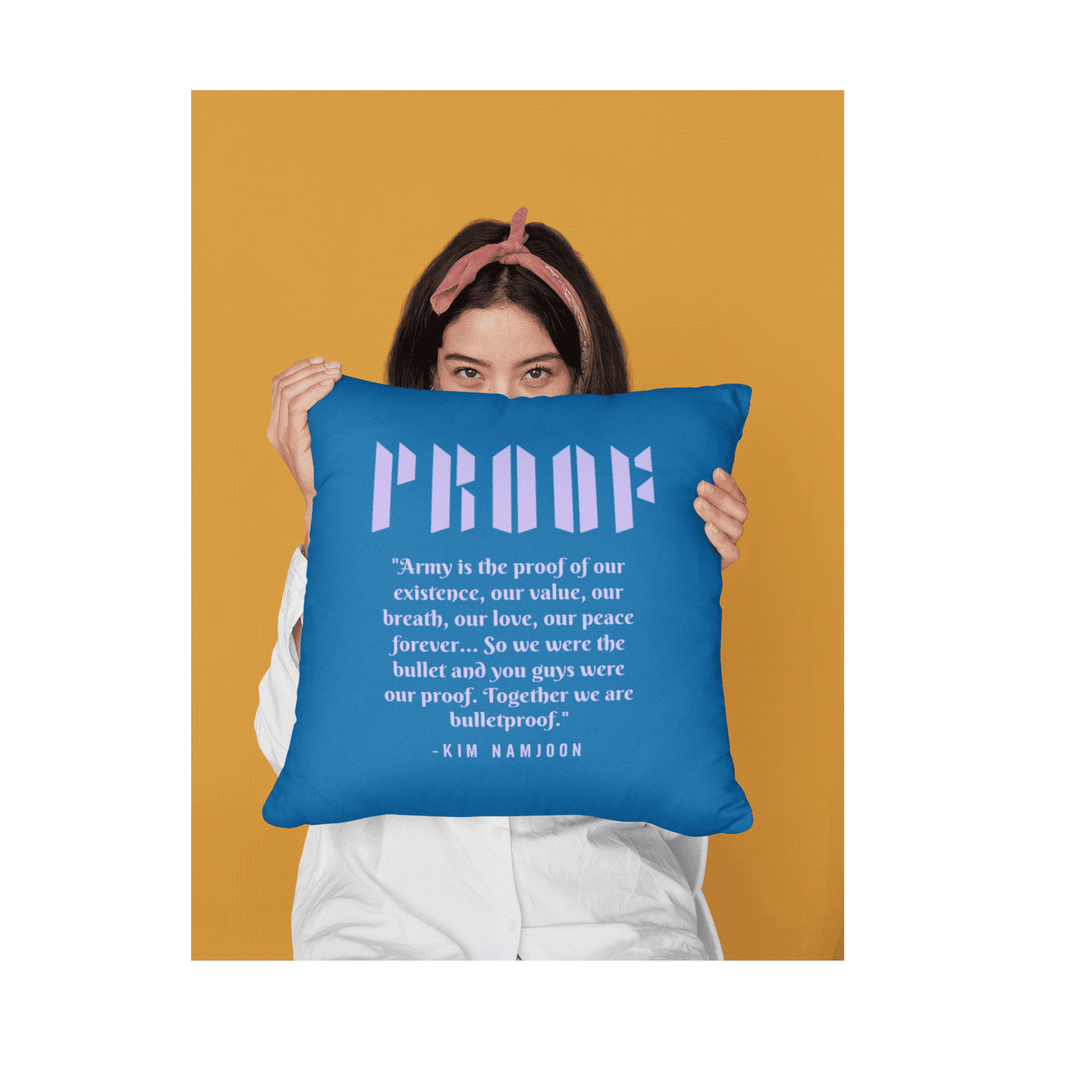 BTS Proof Pillow Cover