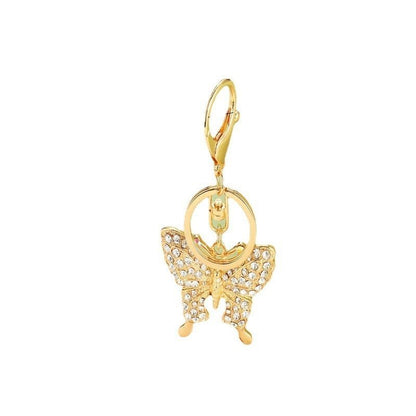 Butterfly Diamond Bag Pendant Key Ring