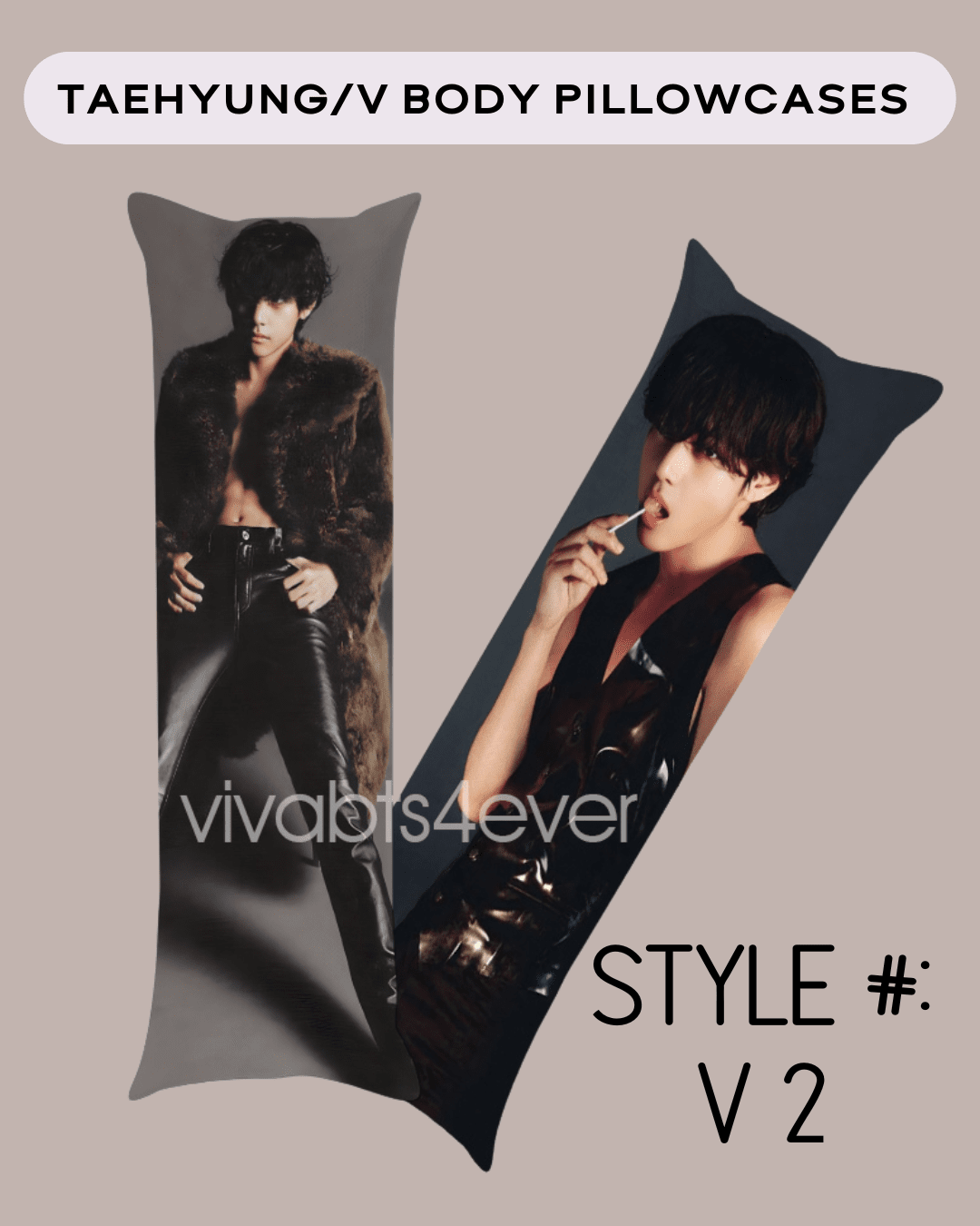 Taehyung/V Body Pillowcases